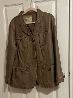 Light Brown Leather Coat